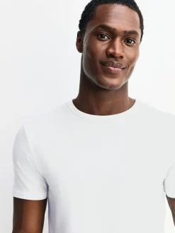 Ondergoed|Ondergoed|Next Wit - Verpakking van 2 - Modal Layering T-Shirt