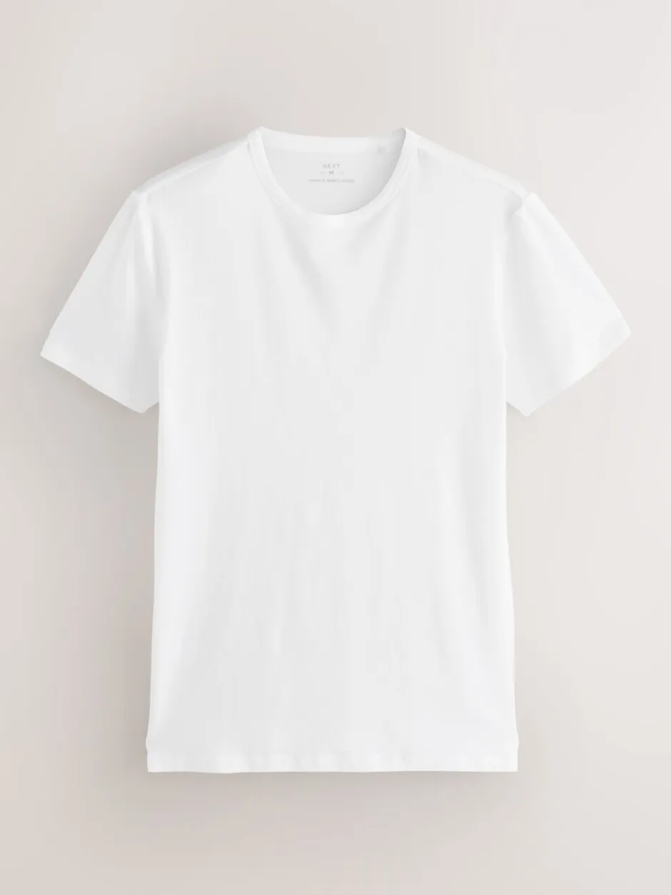 Ondergoed|Ondergoed|Next - Verpakking van 5 - Modal Layering T-Shirt Wit