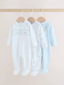 Multipacks|Babypakjes En Babypyjama's*Next - Verpakking van 3 babypyjama's (0-2jr) Wit