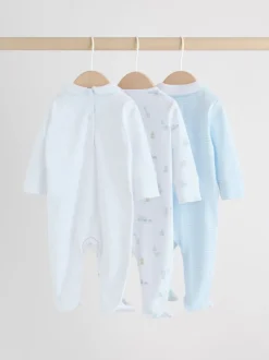 Multipacks|Babypakjes En Babypyjama's*Next - Verpakking van 3 babypyjama's (0-2jr) Wit