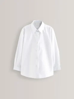 Schoolkleding|Overhemden En Blouses*Next Wit - Verpakking van 2 formele schoolhemden met lange mouwen (3-18jr)