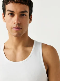 Loungewear|Ondergoed|Next - Verpakking van 2 hemdjes met laagjes van 100% puur katoen Wit