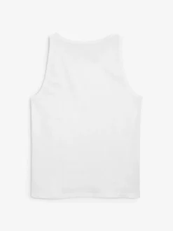 Loungewear|Ondergoed|Next - Verpakking van 2 hemdjes met laagjes van 100% puur katoen Wit