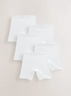 Alle Ondergoed*Next Wit - Verpakking van 5 lange onderbroeken met korte pijpen (2 - 16 jr)