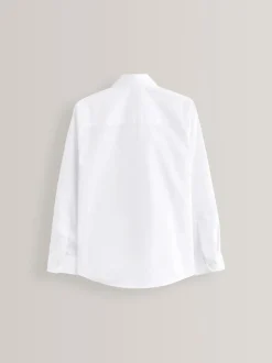 Shirts|Schoolkleding*Next Wit - Verpakking van 5 schooloverhemden met lange mouwen (3-17jr)