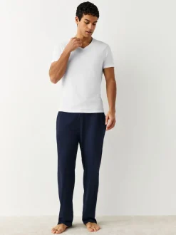 Ondergoed|Ondergoed|Next Wit - Verpakking van 10 slim-fit 100% katoenen T-shirts met V-hals en laagjes