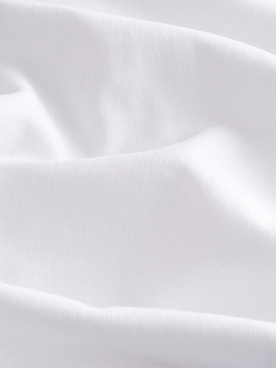 Ondergoed|Ondergoed|Next Wit - Verpakking van 10 slim-fit 100% katoenen T-shirts met V-hals en laagjes