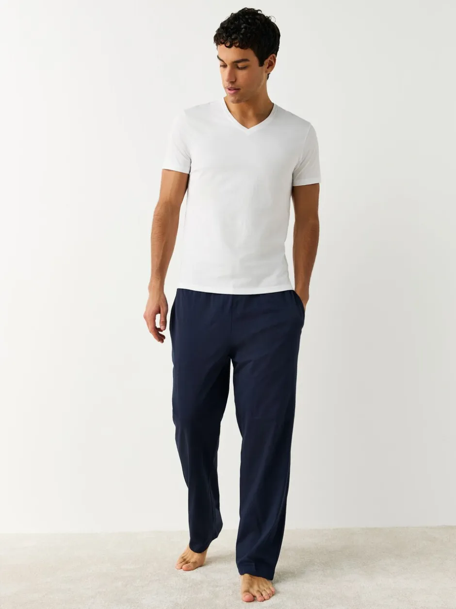 Ondergoed|Ondergoed*Next - Verpakking van 5 slim-fit 100% katoenen T-shirts met V-hals en laagjes Wit
