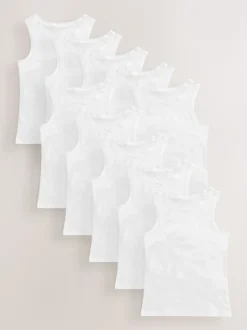 Tops|Multipacks|Next Wit - Wit topje met kantrand (1,5-16 jr)
