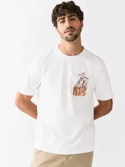 T-Shirts En Hemden|Next Wit - Yellowstone Graphic Print T-Shirt