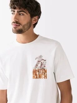 T-Shirts En Hemden|Next Wit - Yellowstone Graphic Print T-Shirt