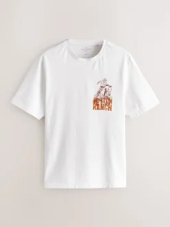 T-Shirts En Hemden|Next Wit - Yellowstone Graphic Print T-Shirt