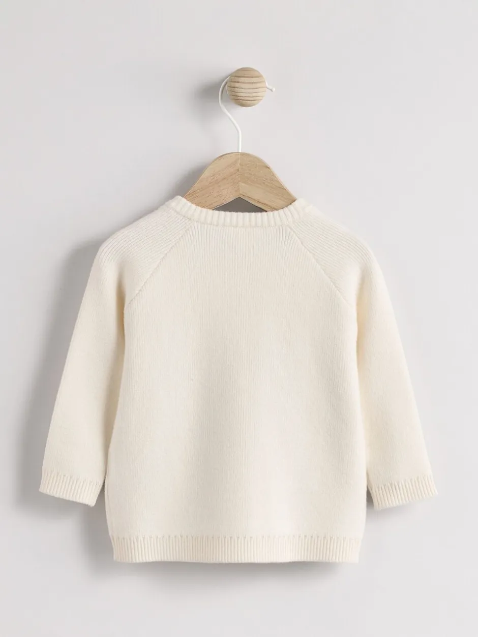 Gebreide Kleding|Next Wit gebreid - Babyvest