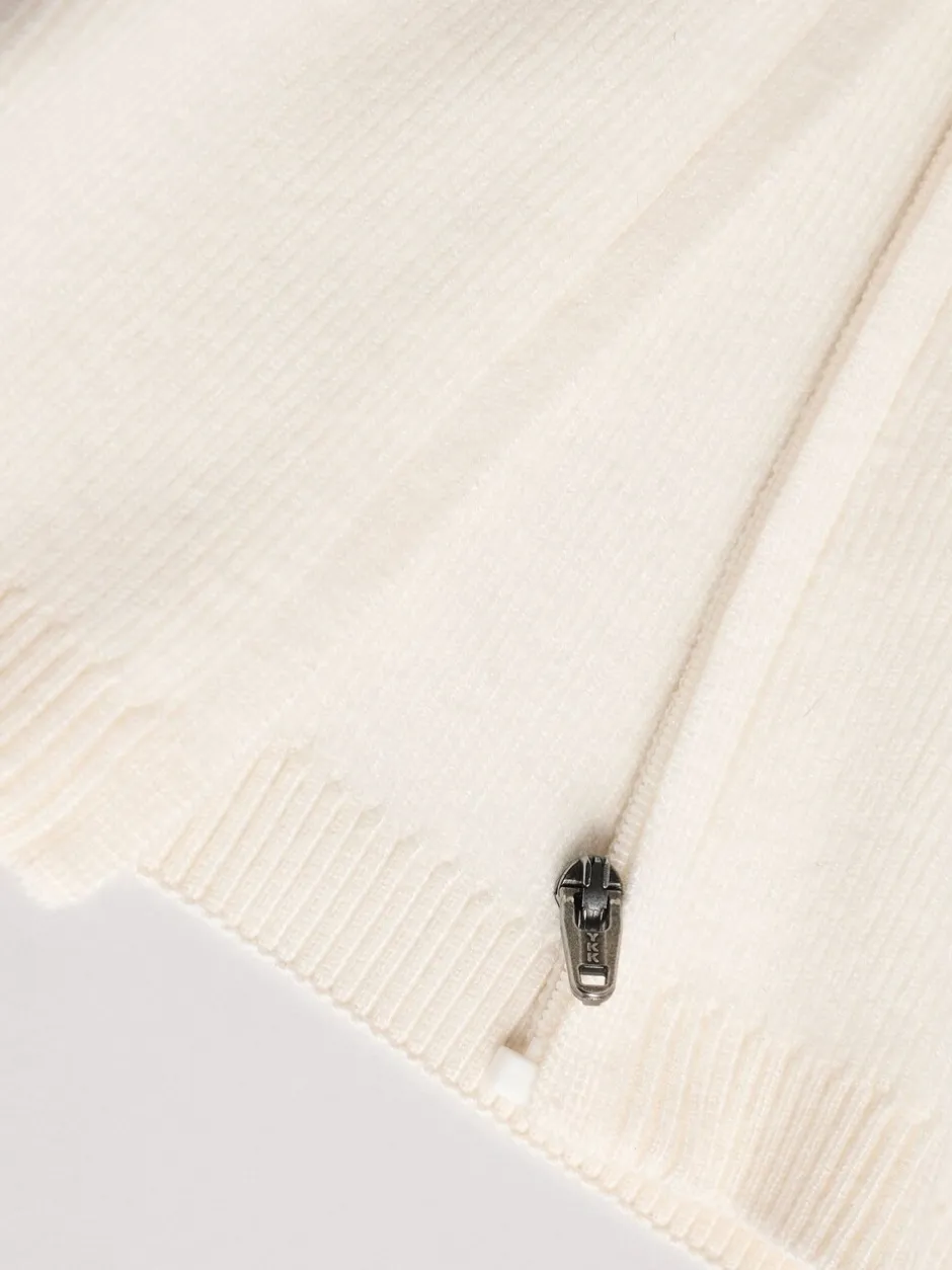 Gebreide Kleding|Next Wit gebreid - Babyvest