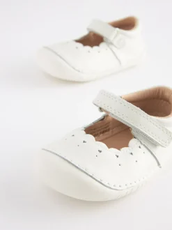 Babyschoenen*Next - Mary Jane babyschoenen Wit leer