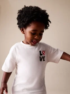 T-Shirts|Tops*Next - Short Sleeve Valentines T-Shirt (3mths-7yrs) Wit Love
