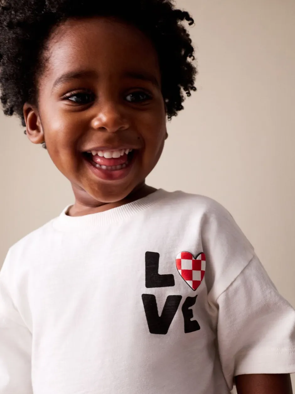 T-Shirts|Tops*Next - Short Sleeve Valentines T-Shirt (3mths-7yrs) Wit Love
