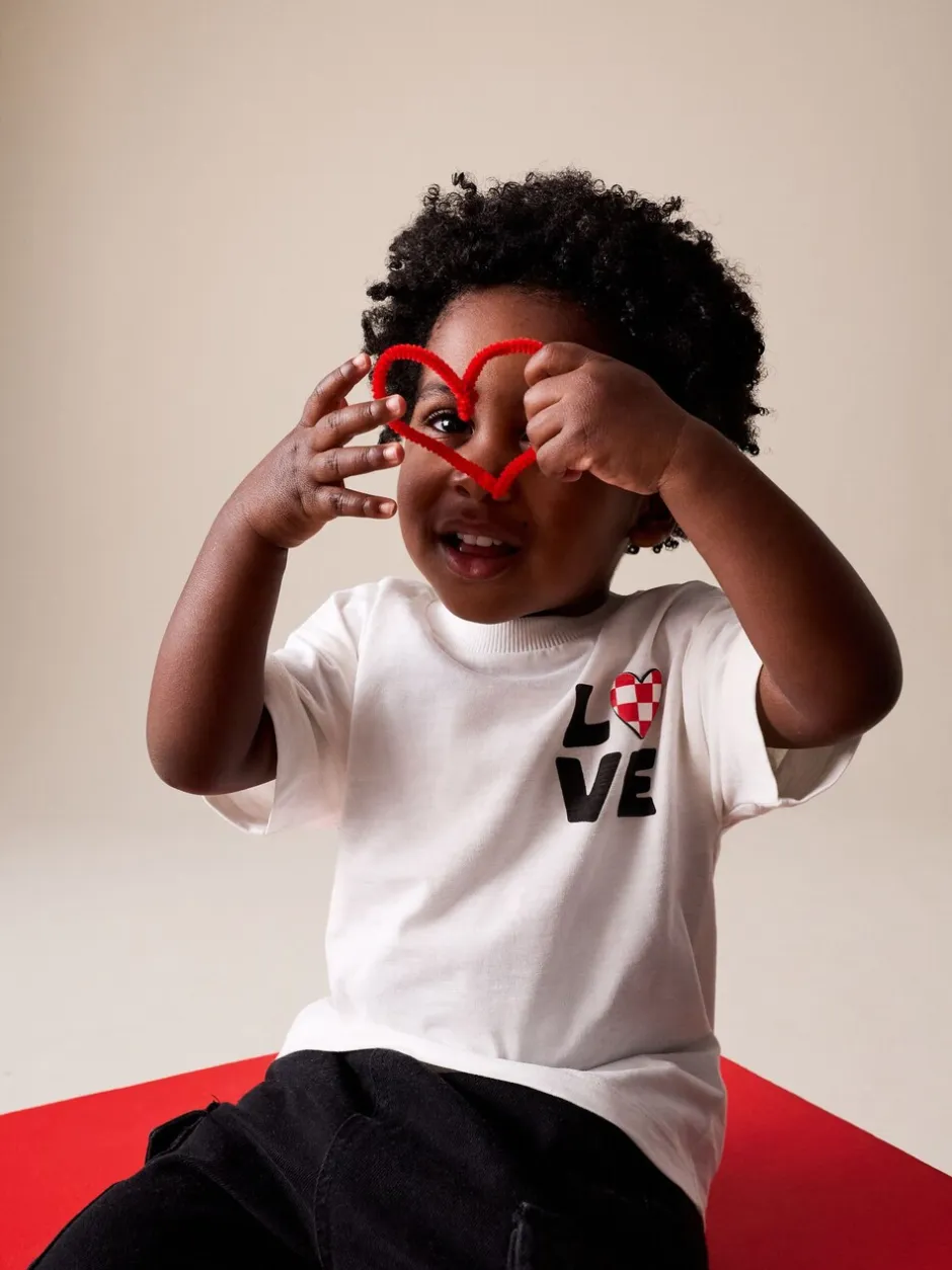 T-Shirts|Tops*Next - Short Sleeve Valentines T-Shirt (3mths-7yrs) Wit Love