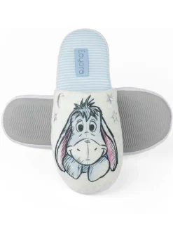 Pantoffels*Vanilla Underground Wit met Eeyore - winterse pantoffelmuiltjes voor dames