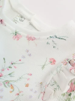 Tops|Sets En Outfits*Next Wit met elfje - Long Sleeve Frill Top And Leggings Baby 2 Piece Set (0mths-2yrs)