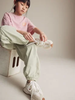 Sneakers|Sneakers|Next Wit neutraal - Vetersneakers met dikke zool