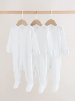 Babypakjes En Babypyjama's*Next Wit pointelle - Baby Sleepsuits 3 Pack (0-18mths)