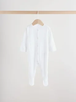 Babypakjes En Babypyjama's*Next Wit pointelle - Baby Sleepsuits 3 Pack (0-18mths)