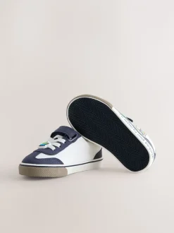 Sneakers*Next Wit Toy Story - Sneakers met klittenbandsluiting en elastische veters