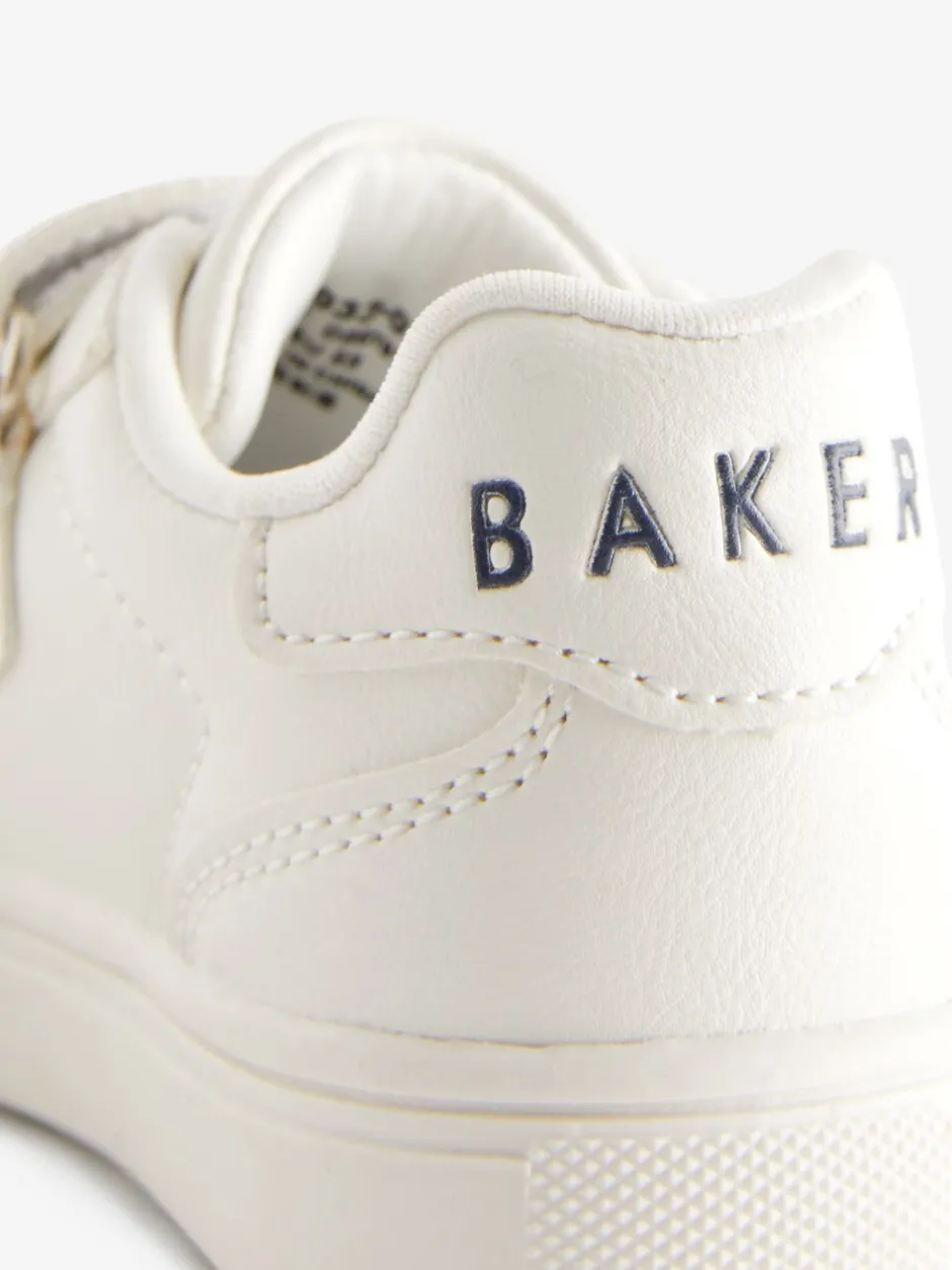 Babyschoenen|Sneakers*Baker by Ted Baker - sneakers met logobies voor jongens Wit/blauw