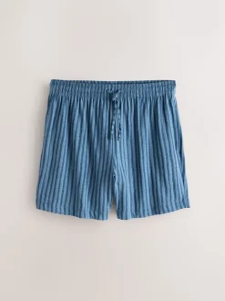 Pyjama's|Loungewear*Next - Graphic Short Sleeve Jersey Pyjamas Set Wit/blauw