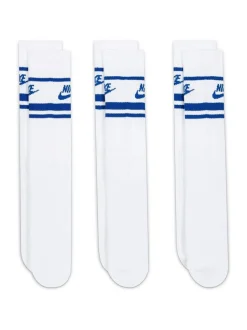 Sokken|Sokken|Nike - sportkleding Everyday must-have sportsokken set van 3 Wit/blauw