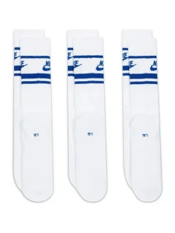 Sokken|Sokken|Nike - sportkleding Everyday must-have sportsokken set van 3 Wit/blauw