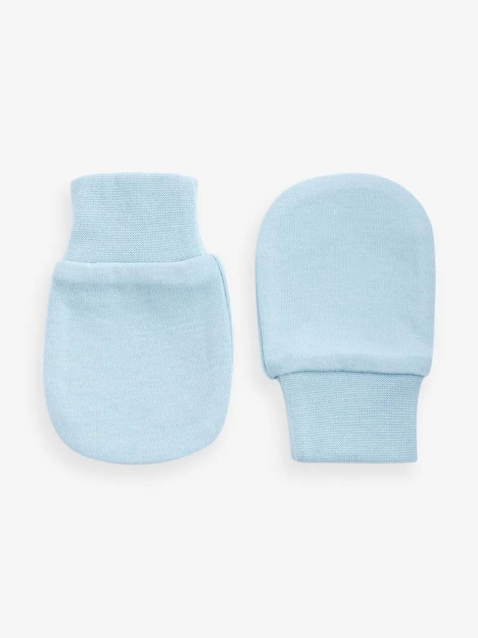 Mutsjes En Antikrabwantjes|Mutsen, Handschoenen En Sjaals*Next Wit/blauw - Set van 3 antikrabwantjes