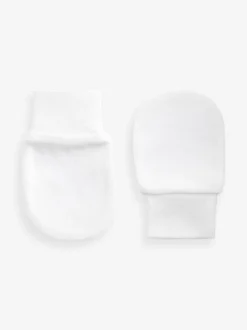 Mutsjes En Antikrabwantjes|Mutsen, Handschoenen En Sjaals*Next Wit/blauw - Set van 3 antikrabwantjes