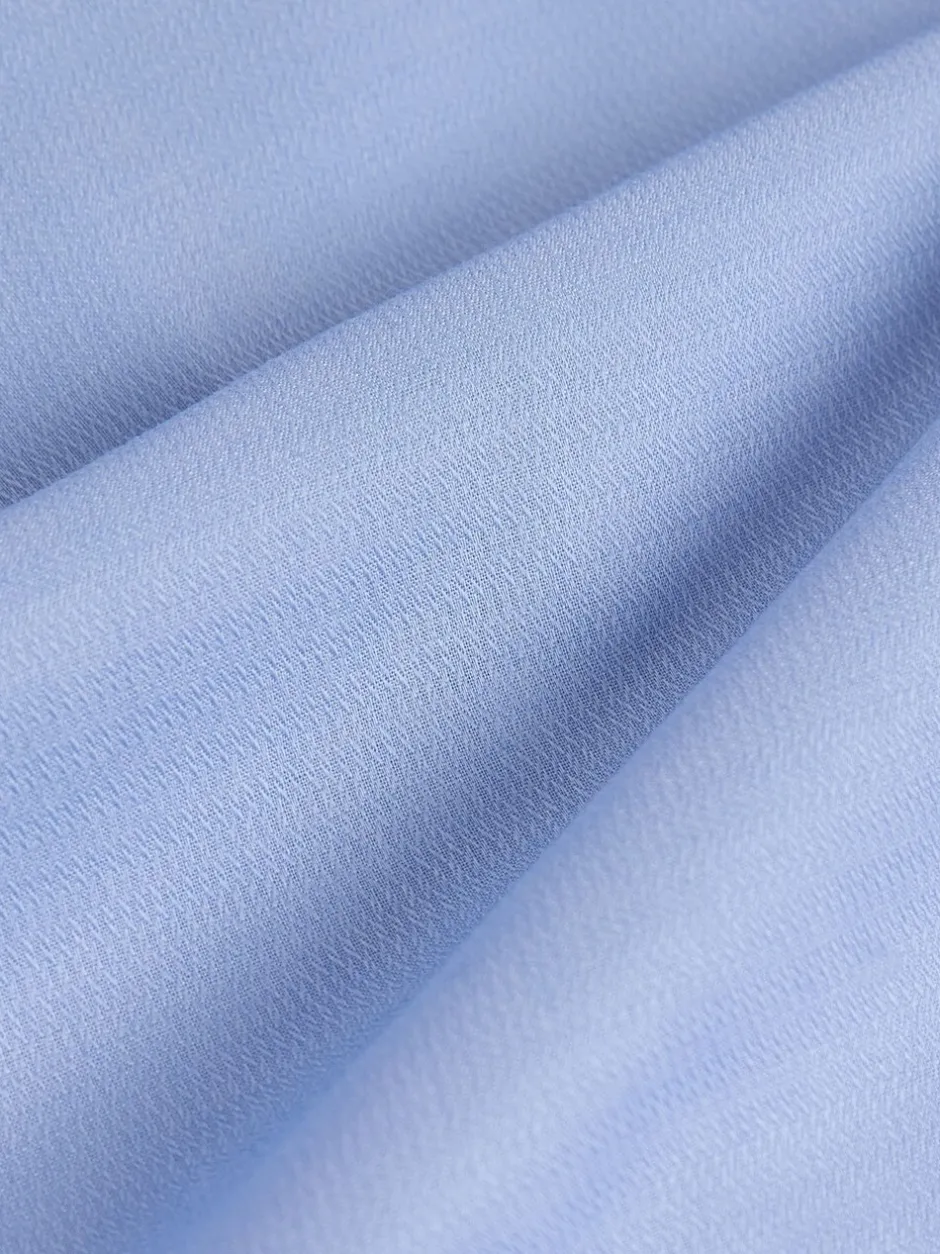 Shirts*Next - Slim Fit Easy Care Textured Single Cuff Smart Shirts 3 Pack Wit/blauw