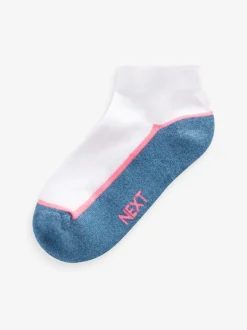 Sokken|Next Wit/blauw - Verpakking van 7 sportsokken met verzacht voetbed