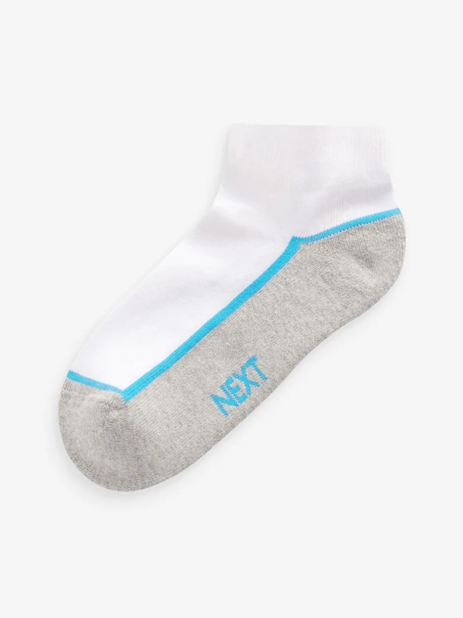 Sokken|Next Wit/blauw - Verpakking van 7 sportsokken met verzacht voetbed