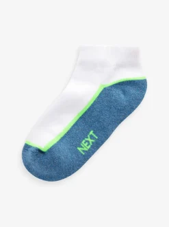 Sokken|Next Wit/blauw - Verpakking van 7 sportsokken met verzacht voetbed