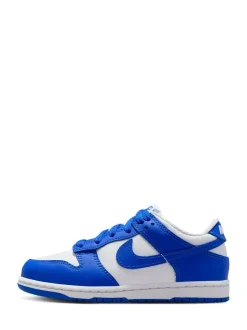 Sneakers|Sneakers*Nike Wit/Hyper Royal Blue - Junior Dunk Low sportschoenen