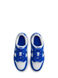 Sneakers|Sneakers*Nike Wit/Hyper Royal Blue - Junior Dunk Low sportschoenen
