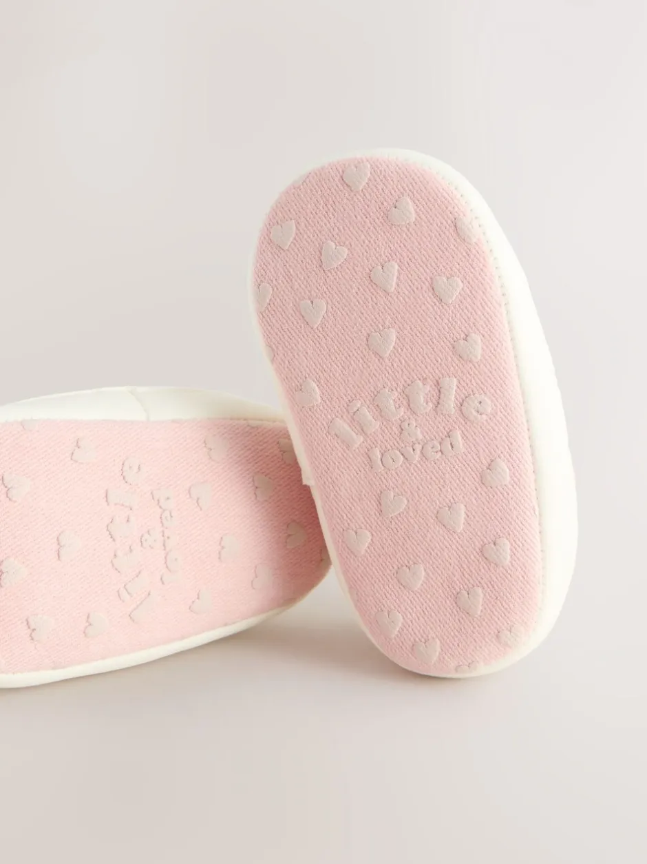 Babyschoenen|Sneakers*Next Wit/roze - Babyschoentjes met klittenbandsluiting (0 - 24 mnd)