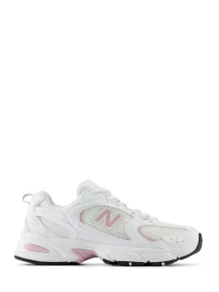 Sneakers*New Balance Wit/roze - 530 damessneakers