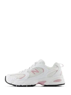 Sneakers*New Balance Wit/roze - 530 damessneakers