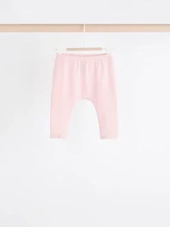 Broeken En Leggings*Next Wit/roze - Verpakking van 4 babyleggings (0 mnd -2 jr)