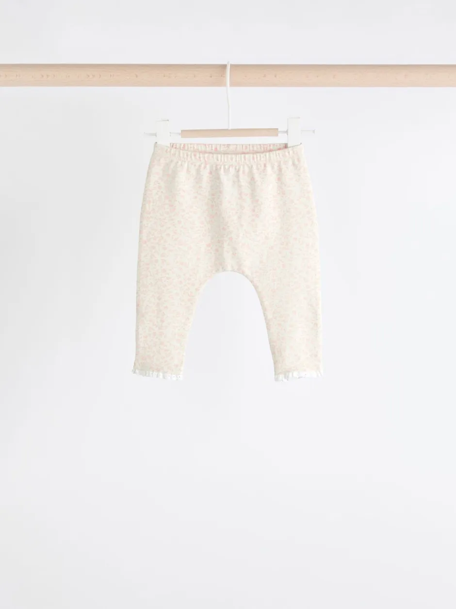 Broeken En Leggings*Next Wit/roze - Verpakking van 4 babyleggings (0 mnd -2 jr)