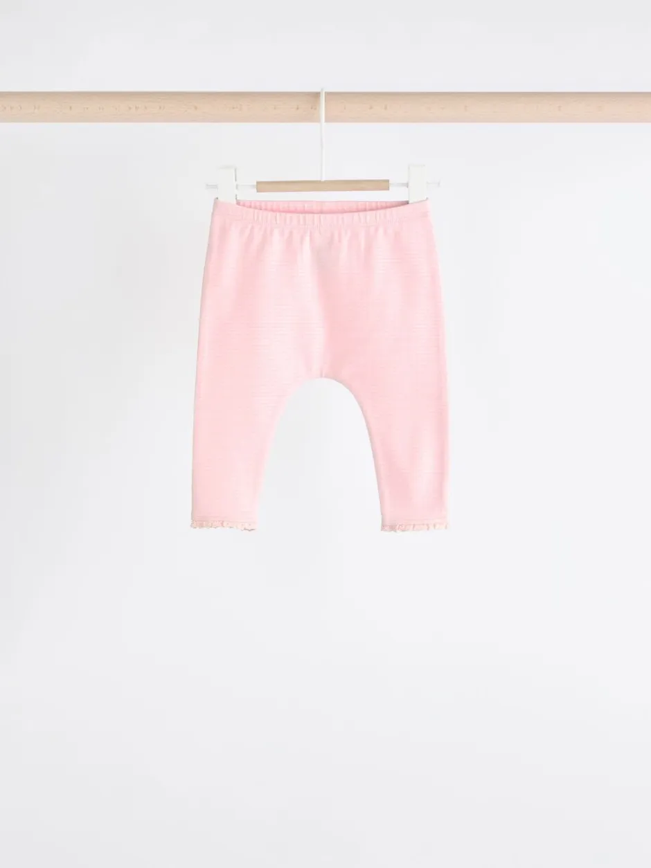 Broeken En Leggings*Next Wit/roze - Verpakking van 4 babyleggings (0 mnd -2 jr)