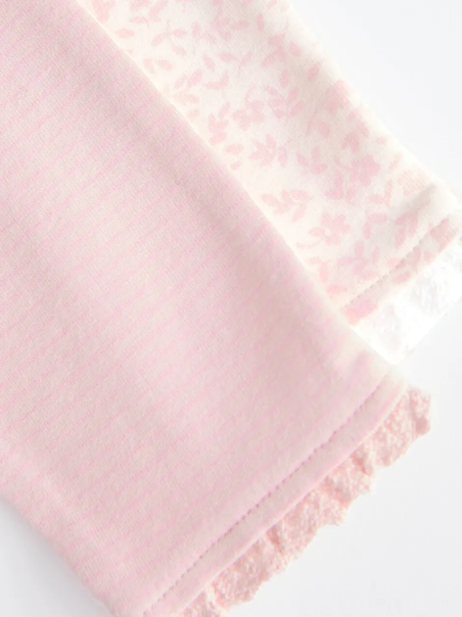 Broeken En Leggings*Next Wit/roze - Verpakking van 4 babyleggings (0 mnd -2 jr)