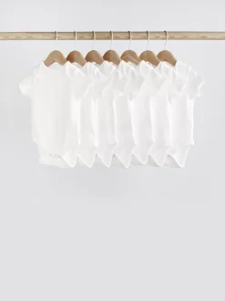 Rompertjes En Hemdjes|Rompertjes En Hemdjes|Next Witte must-have - Rompertjes met korte mouwen