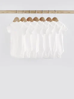 Rompertjes En Hemdjes|Rompertjes En Hemdjes|Next Witte must-have - Rompertjes met korte mouwen