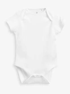 Rompertjes En Hemdjes|Rompertjes En Hemdjes|Next Witte must-have - Rompertjes met korte mouwen